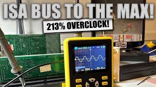 Taking an ISA Graphics Card to the Max! ISA Bus Overclocking #isadoom25fps