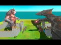 King Goro vs King Dragon - Animal Revolt Battle Simulator