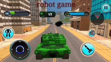 Air Jet Tank Robot Multi Robot Transform Wars Game