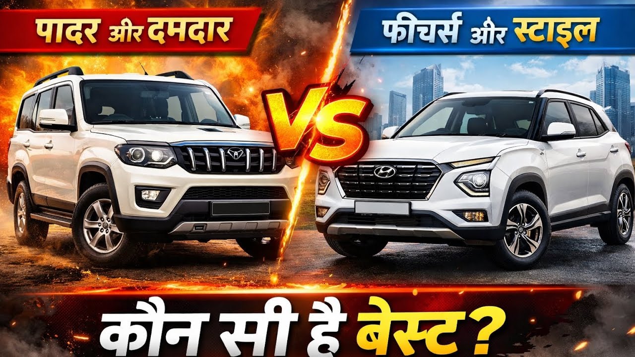 “स्कॉर्पियो vs क्रेटा 🔥 कौन सी SUV है सबसे बेस्ट? | Power, Mileage & Price Comparison”