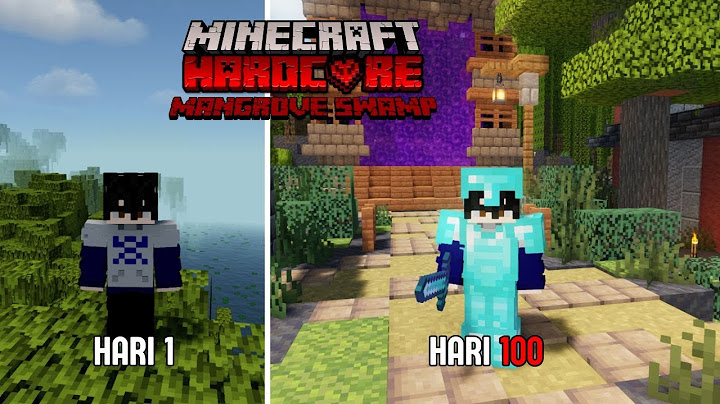 100 Hari Minecraft Hardcore tapi Mangrove Swap Only!!!