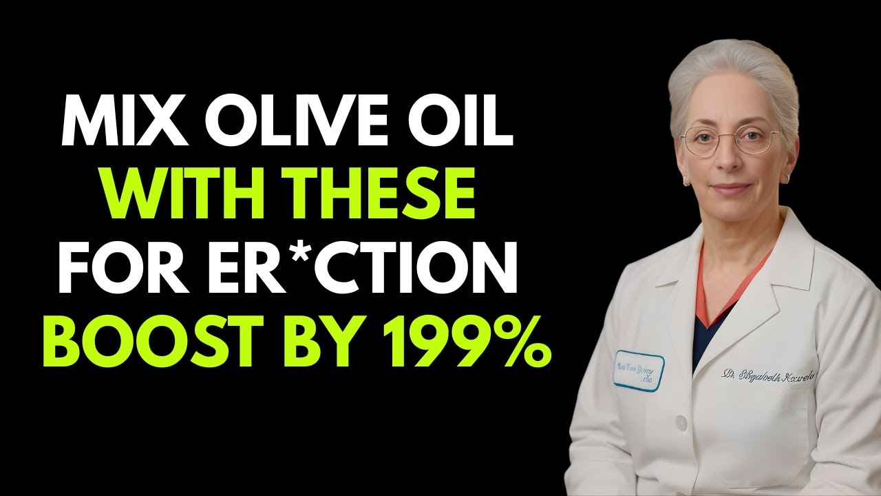 UROLOGIST: Mix Olive Oil With THIS Before Bed for Explosive Testosterone |  Men Over 50