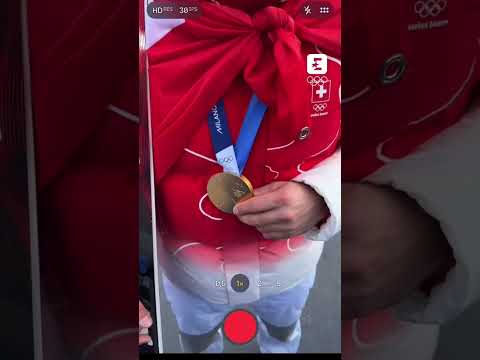 🥇⛷️ Loic Meillard décroche enfin le graal #ski #milanocortina2026 #olympics