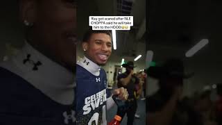 Ray got scared after NLE CHOPPA said he will take him to the hood😳👀