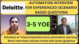 Automation Testing Interview Experience | Real-Time QA & SDET Interview Preparation 2026