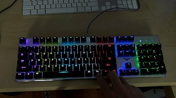 HAVIT HV-KB366L Backlit Mechanical Gaming Keyboard with Blue Switches Review!