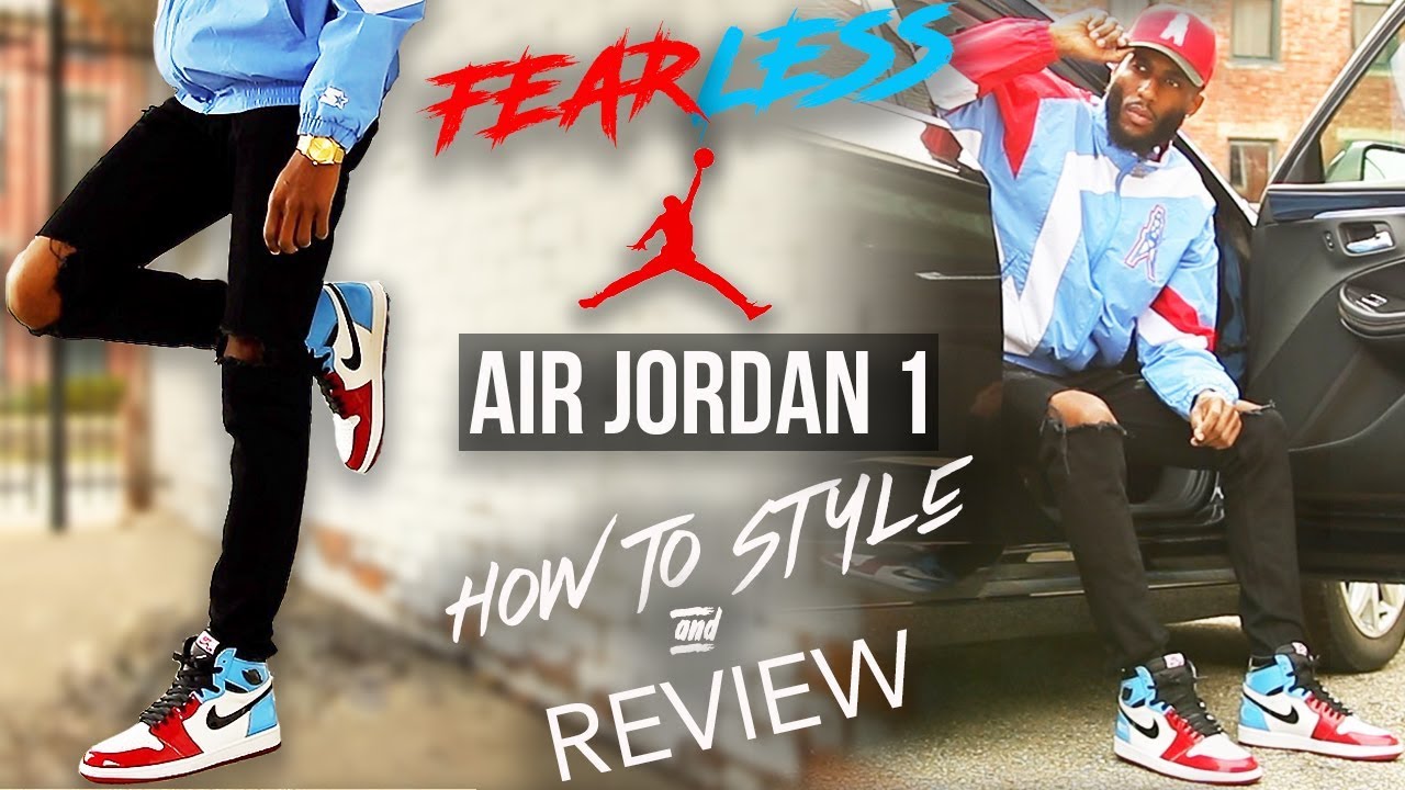 jordan 1 retro high fearless unc chicago outfit