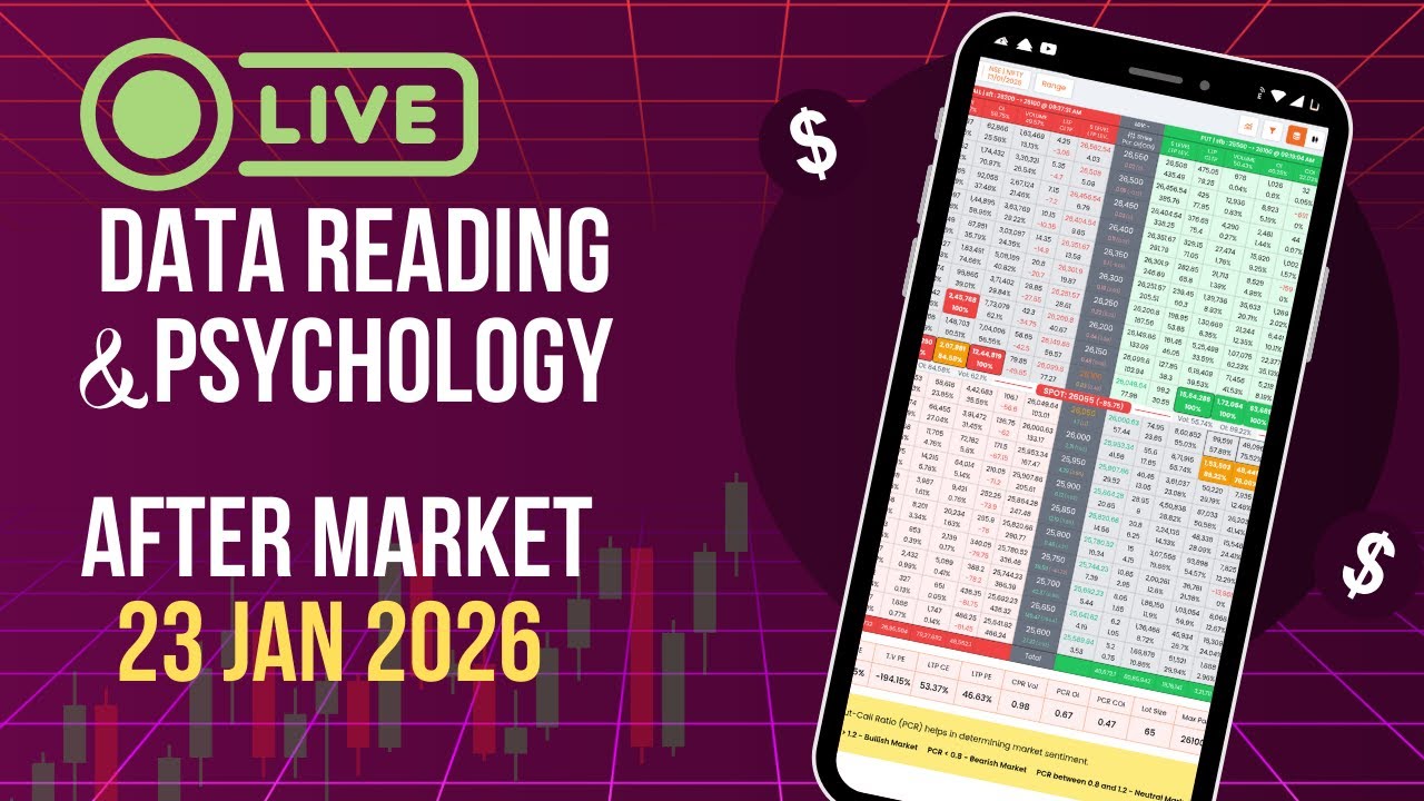 23 JAN 2026 Live Option Chain Data Reading 