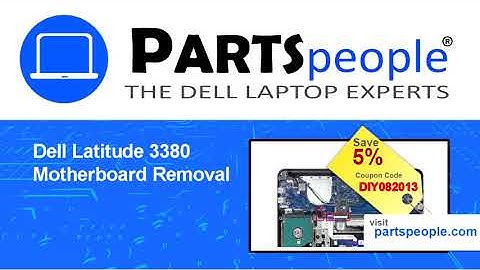 Dell Latitude 3380 (P12S001) Motherboard How-To Video Tutorial