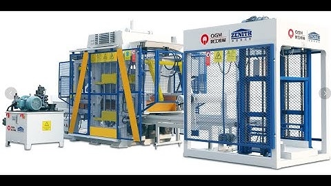 QGM QT6 Concrete Block Machine | SIEMENS Control System | Frequency Vibration Technology