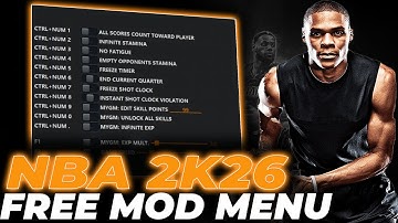 [Updated] Nba 2K26 - Top Mod Menu | Divine Mods For Nba 2k26 | AutoGreener, Auto Combo & Many | Free