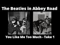 WOW! - BEATLES OUTTAKE  -  You Like Me Too Much - Take 1