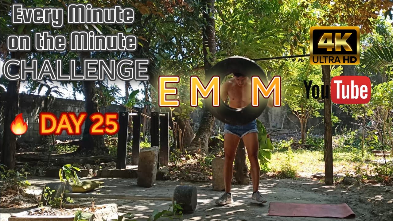 Sample Emom Tracker DAY 25 of 31🔥Full Body EMOM Every Minute on The Minute Exercise ...