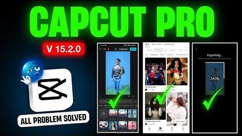 Capcut 15.5.0 Update |CapCut PROExport & No Internet Problem Fix | CapcutNew Update - SR Editing