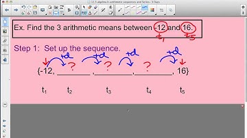Finding missing terms in arithmetic sequence #1