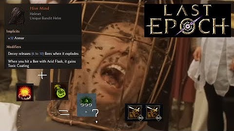 [Last Epoch] - Bee Swarm Falconer Build - Insta 999+ Poisons - 100+ Bees