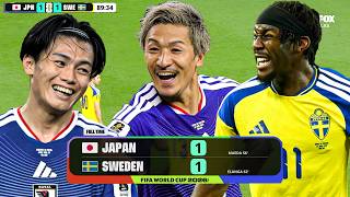 Japan vs Sweden 1-1 Highlights | FIFA World Cup 2026 | 日本対