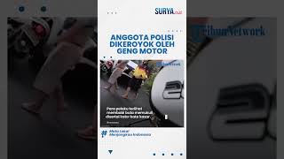 GEGER! Anggota Polisi DIKEROYOK Oleh Gerombolan Geng Motor secara Membabi Buta di Soreang Bandung
