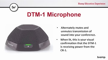 Biamp Devio DTM1 Microphone for Video Conferencing.