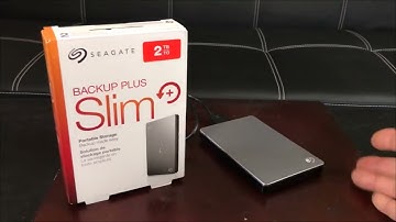 Seagate Backup Plus Slim 2TB External Hard Drive USB 3 0 Review