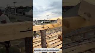 Smart Timber Beam Joint Locking | Traditional Roof Frame Connection Technique.