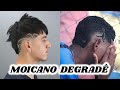 moicano degradê 2021 - CORTES DE CABELO MASCULINO MOICANO DEGRADE 2021 - estilos de sobrancelhas