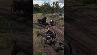 โจรติดบัค ยืนนิ่งเหมือนโดนสาป ใน RDR 2