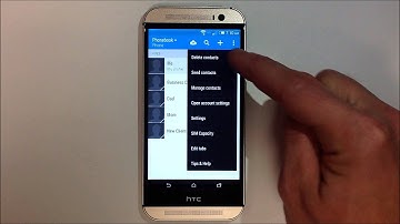 How to Delete Multiple Contacts - HTC One