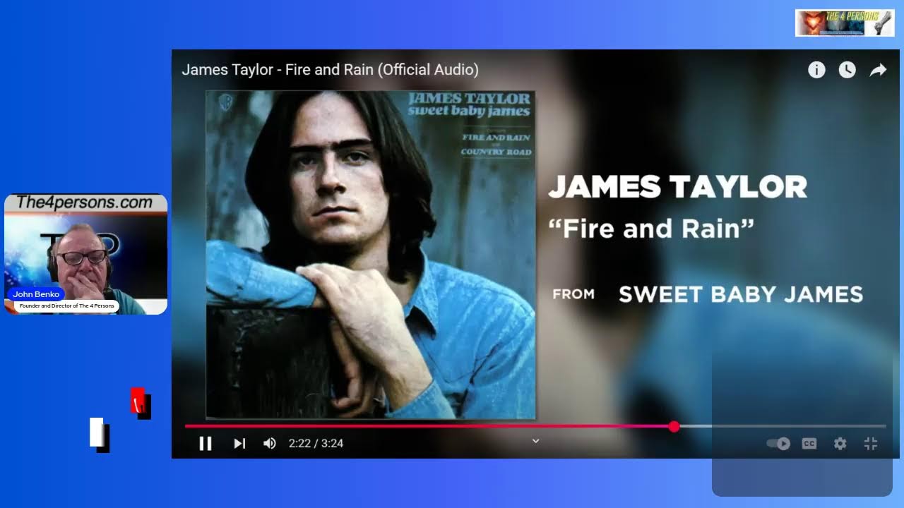Song reaction- Fire and Rain