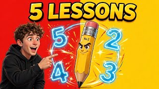5 Life From a Pencil That Will Change You || English learn with this Story 