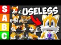 Ranking how useless tails is in every sonic game