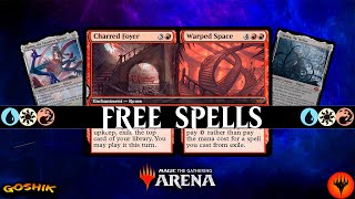 : Turn 3 free Ulamog |Charred Foyer // Warped Space |Historic MTG Arena
