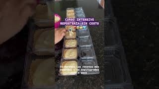 Curso intensivo Reposteria sin costo y en vivo 🧁❤️🩹 #reposteria #pasteleria #parati #postre