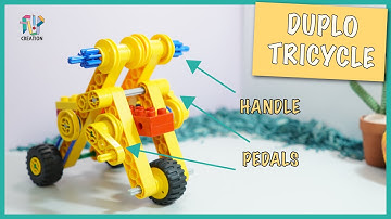 Build it yourself - LEGO DUPLO Tricycle with LEGO Education Early Simple Machines Set (9656)