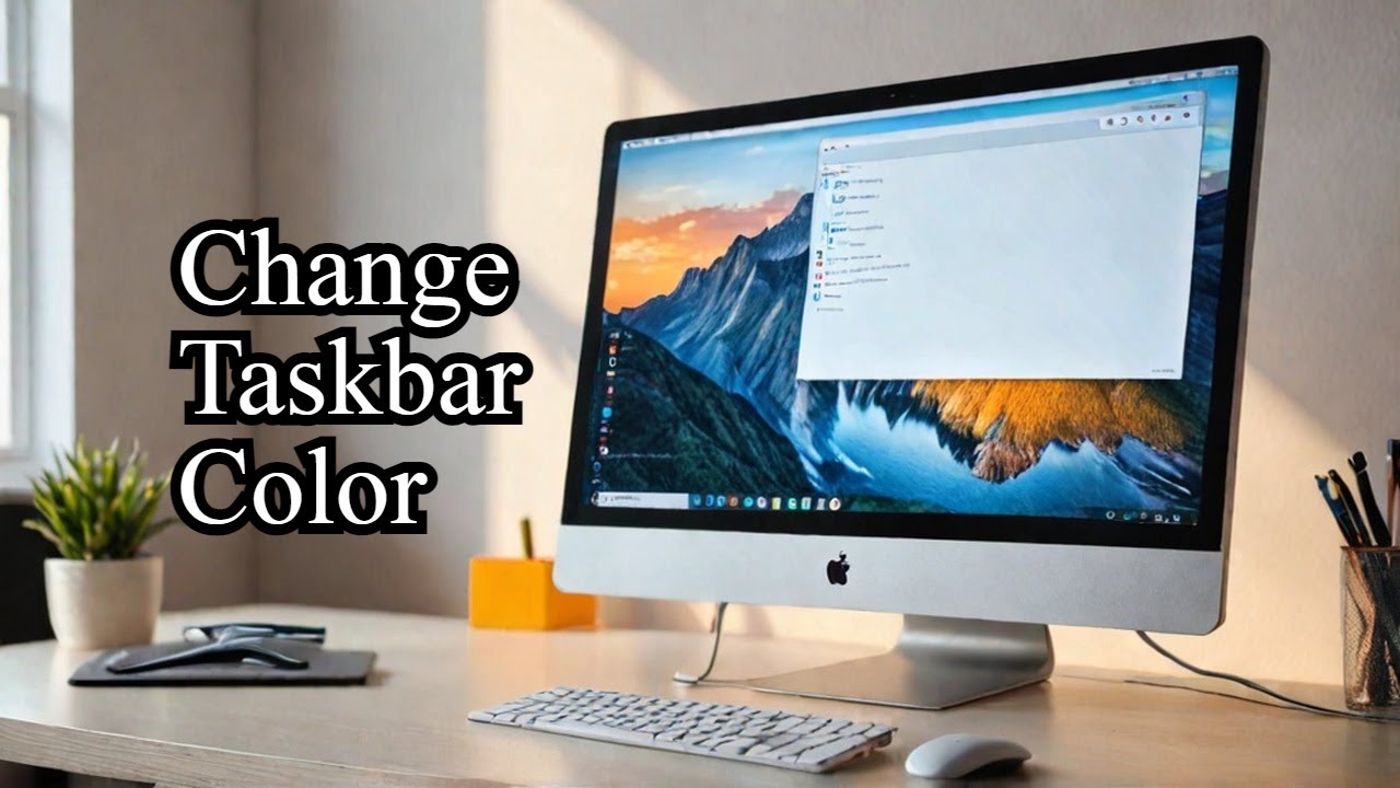 how to change taskbar color windows 7 ||change taskbar color in Hindi ...