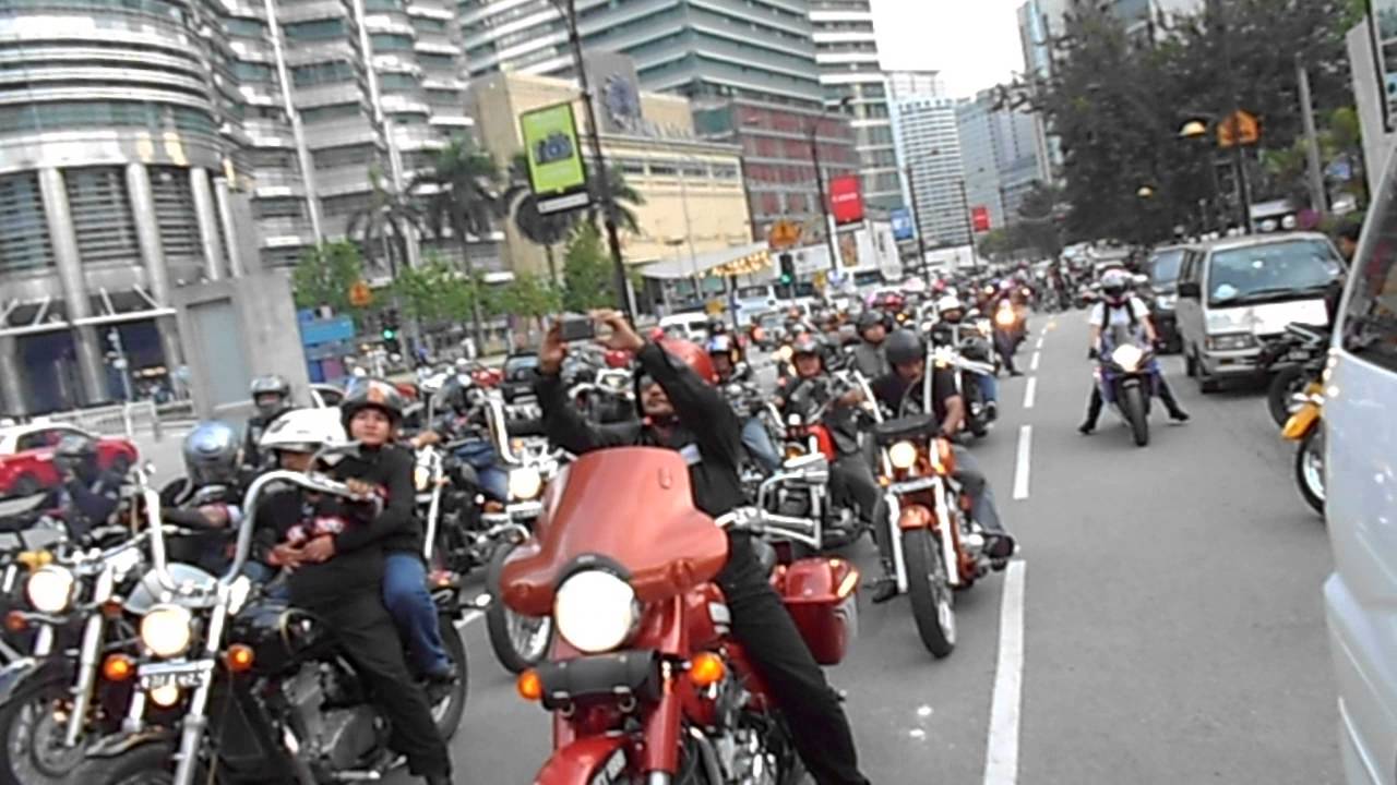 KL Bike Week 2012 Sunset Ride starting YouTube