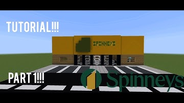 Minecraft Tutorial: How To Make A Spinneys Part 1 "2023 City Tutorial"