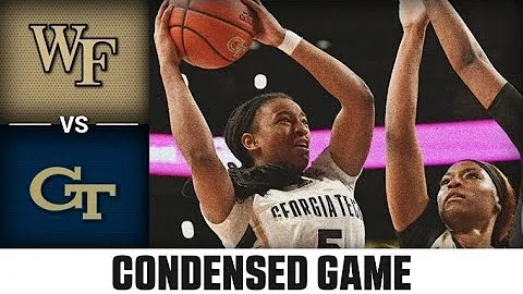 Wake Forest vs. Georgia Tech Condensed Game | 2022-23 ACC Women’s Basketball