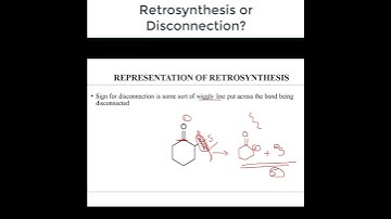 Retrosynthesis or Disconnection part 9 #shorts #chemistryviralvideos