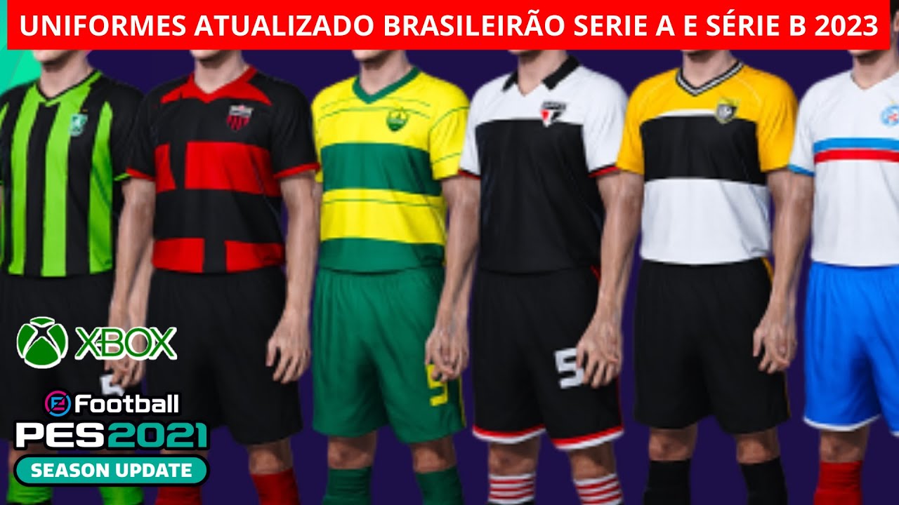 COMO COLOCAR KITS E LOGOS DOS CLUBES DAS SÉRIES B E C DO BRASILEIRÃO NO FOOTBALL  LEAGUE 2023! 