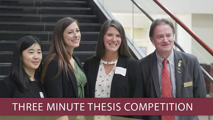 Three Minute Thesis Finalist Competition