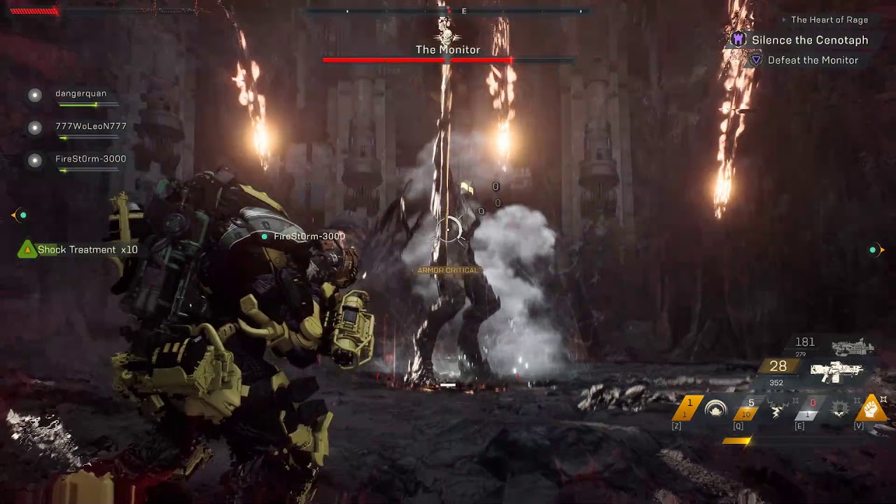 Anthem - The Heart of Rage Stronghold - Cataclysm Update - Colossus Gameplay (Grandmaster 3)