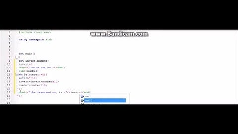 how to reverse a number using c++