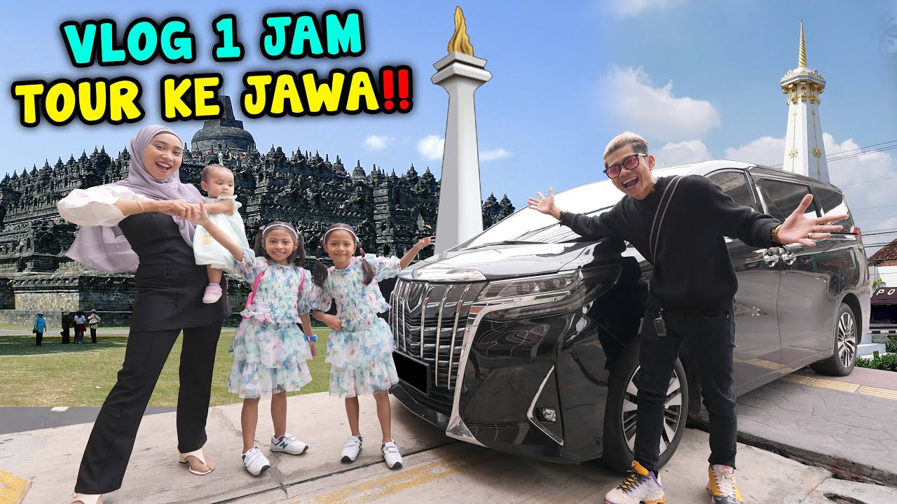 VLOG 1 JAM TOUR KE JAWA NAIK MOBIL!! KELAPARAN DI JALAN!!
