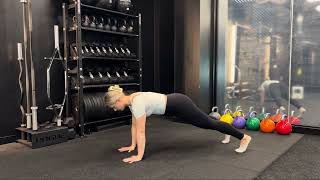 Plank Knee Taps