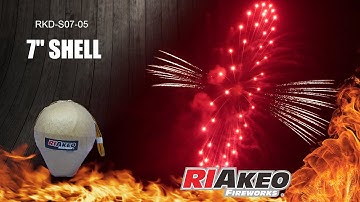 DISPLAY SHELL-7 INCH RKD-S07-05 | RIAKEO FIREWORKS
