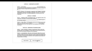 Free Colorado Corporate Bylaws Template | PDF | Word