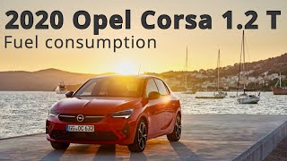 2020 Opel Corsa 1.2 T, fuel economy 3