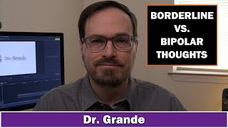 10 Borderline \& Bipolar Thoughts and Behaviors | BPD vs Bipolar