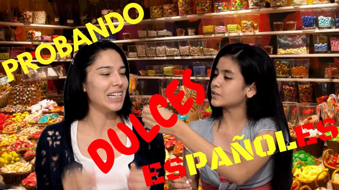 COLOMBIANAS prueban DULCES ESPAÑOLES // Nathy Aportes - YouTube